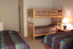 Upper Level 2 Twins & Bunk Bed Set